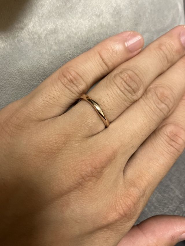 綺麗な指輪です。