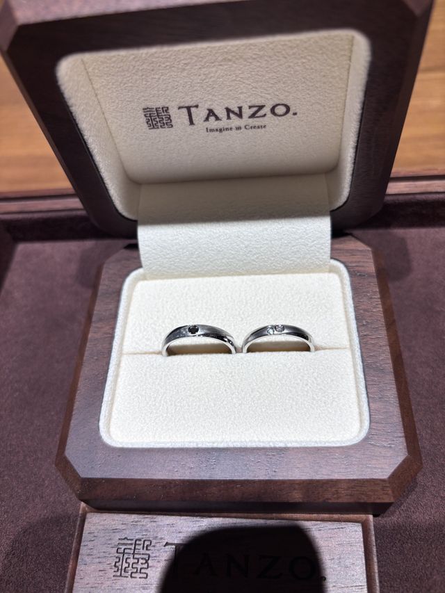 一生に一度、被りにくいデザインにしました。