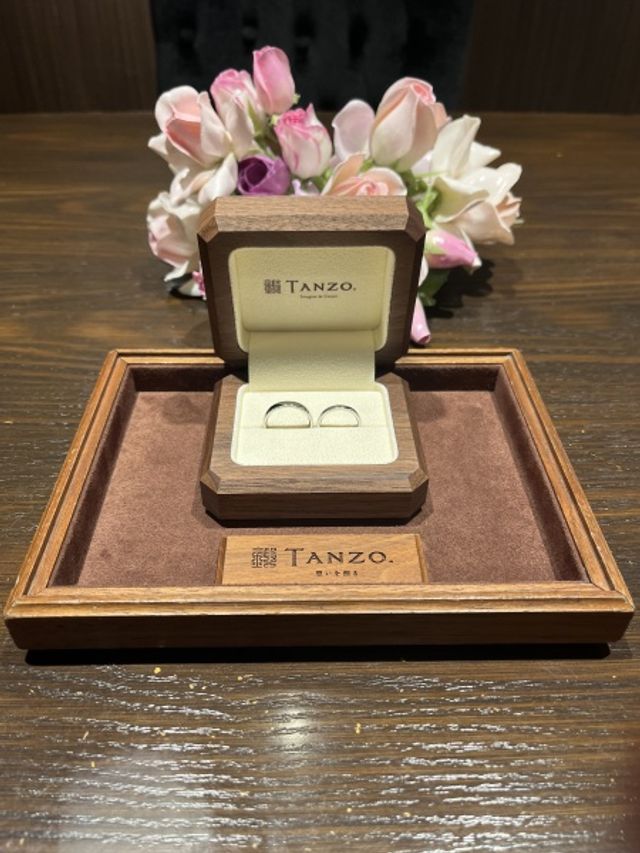 注文後、三ヶ月後に納品された結婚指輪