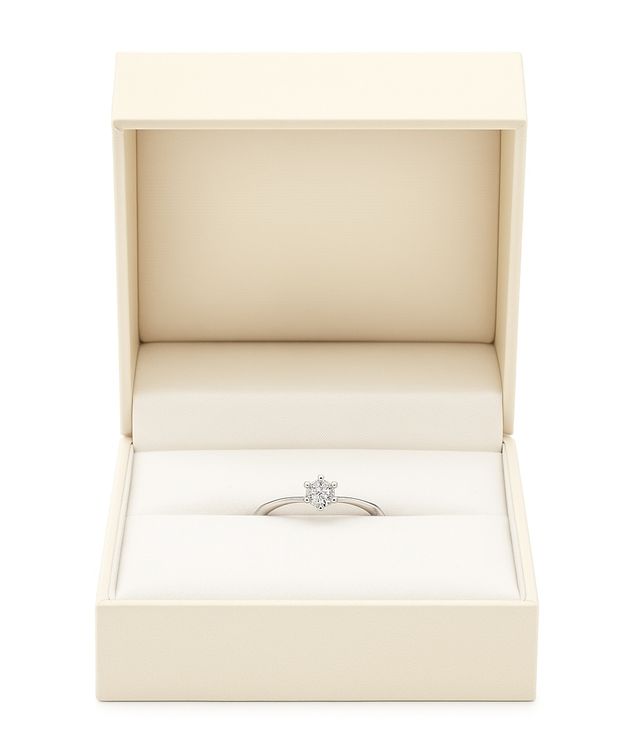 箱に入ってる状態の指輪