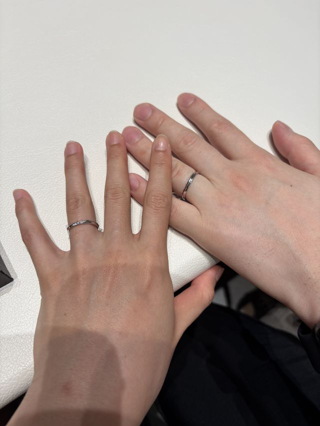 試着した指輪（購入）