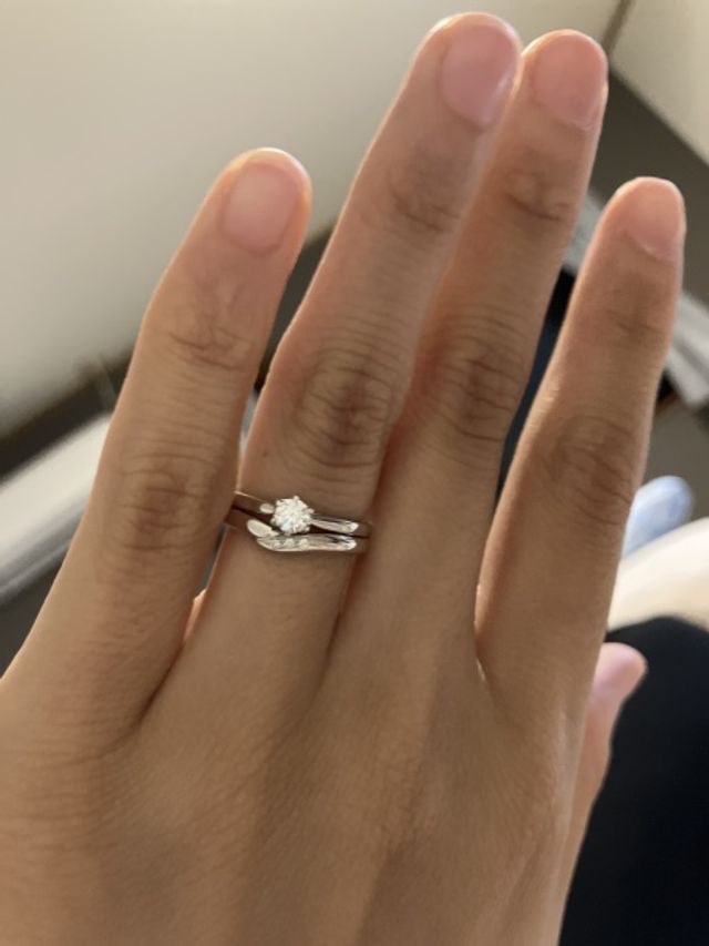 重ね付けしたらとても可愛いです♡