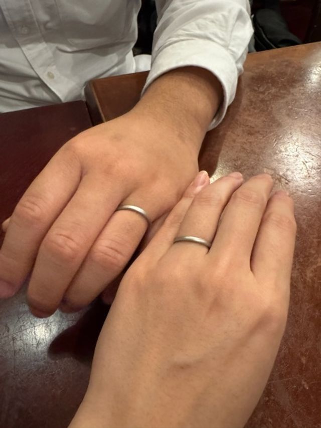 夫婦2人で着用した写真