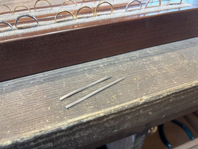 指のサイズに合わせて、材料を用意してくださいます！