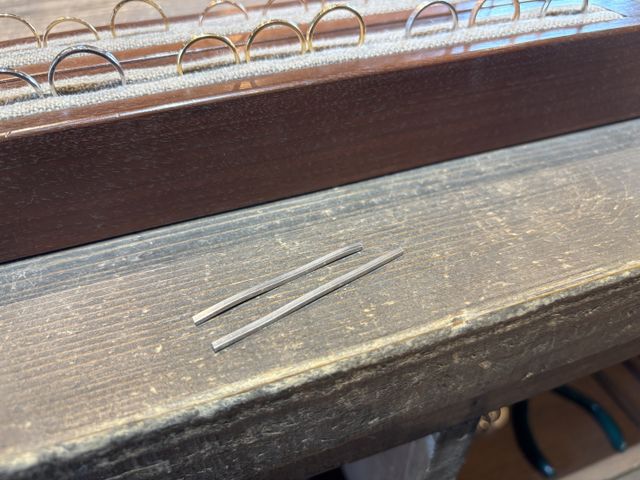 指のサイズに合わせて、材料を用意してくださいます！