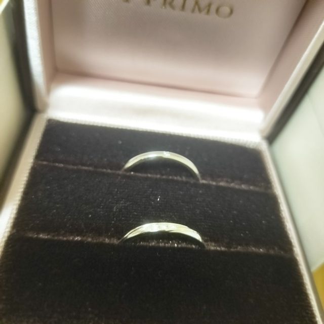 指輪とボックスの写真