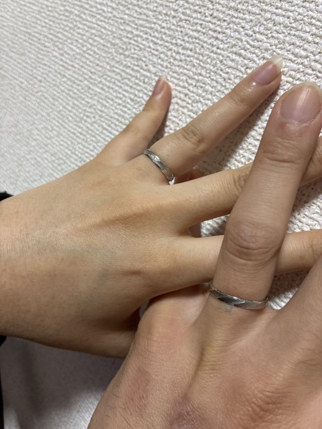 出来上がってすぐ着用してみました。