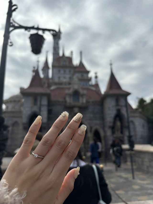 ディズニーランドで撮りました