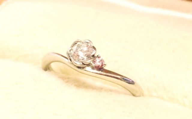 お花の形に一目ぼれしました