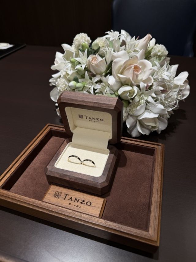 結婚指輪完成✨