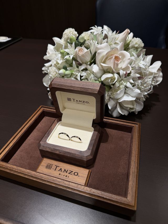 結婚指輪完成✨