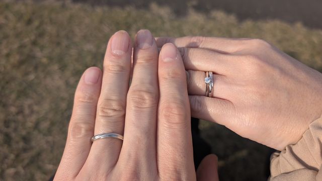 結婚指輪とセットリング