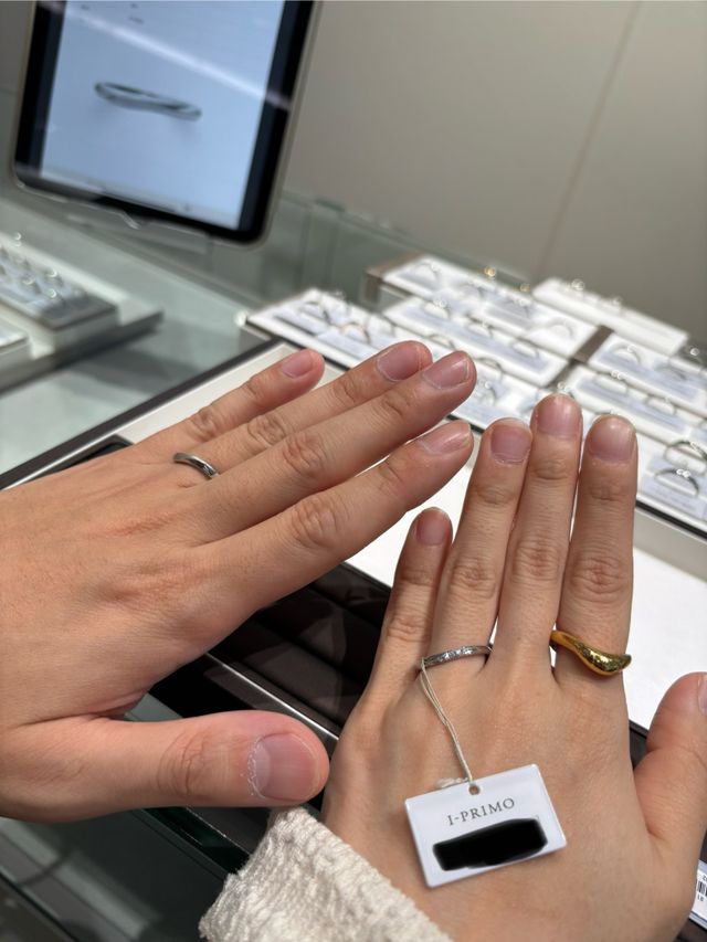 試着時の写真です