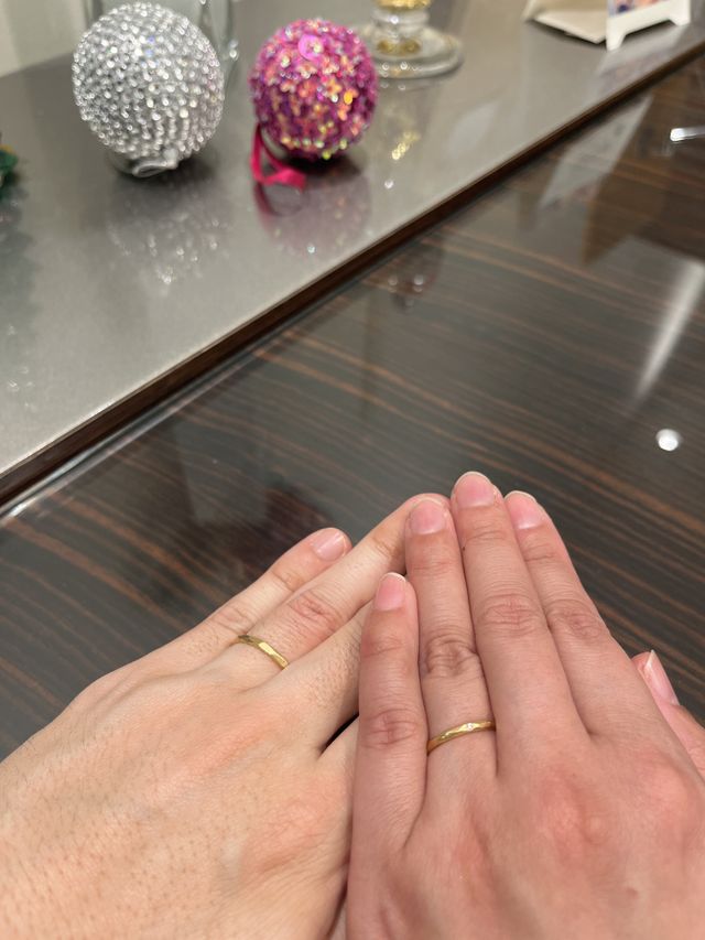 着用時の写真です。