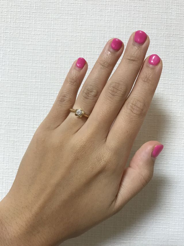 華奢なのに存在感があるデザインで、着け心地も抜群です。