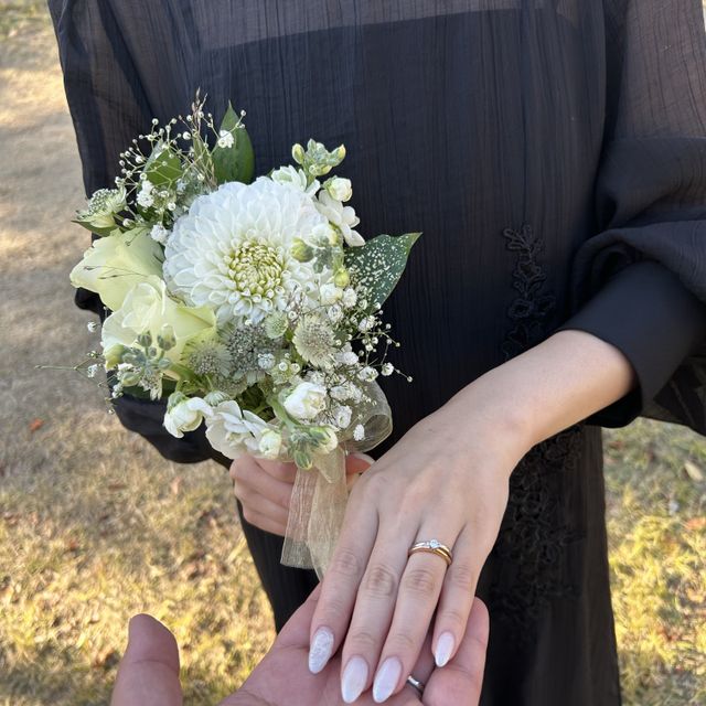 指輪が写っている写真