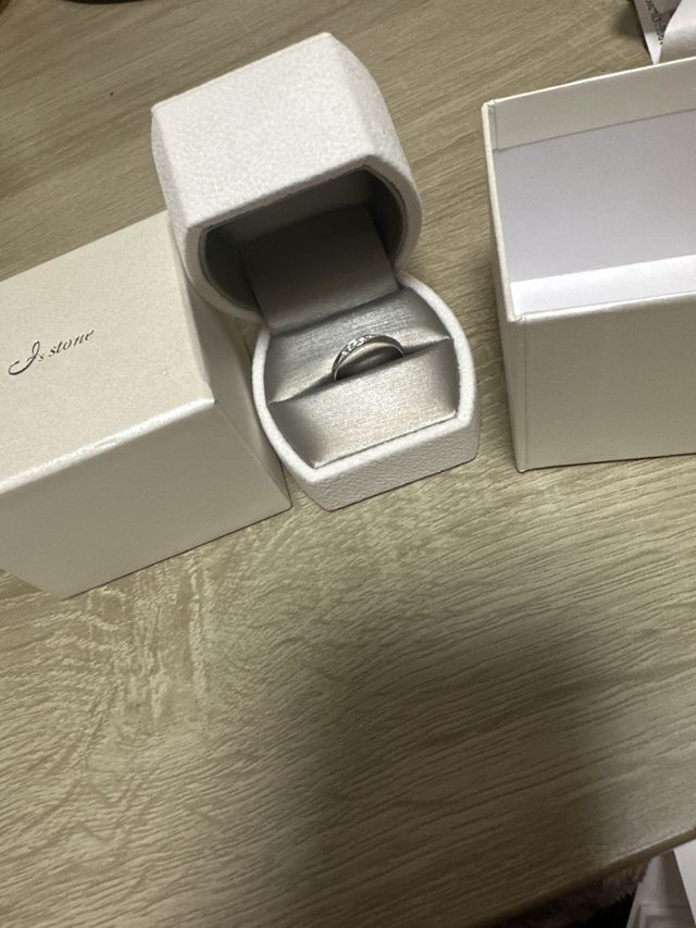指輪の入っていた箱も可愛いです