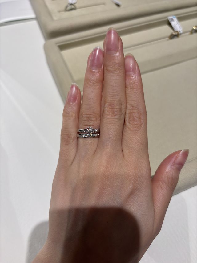 セットで試着しました