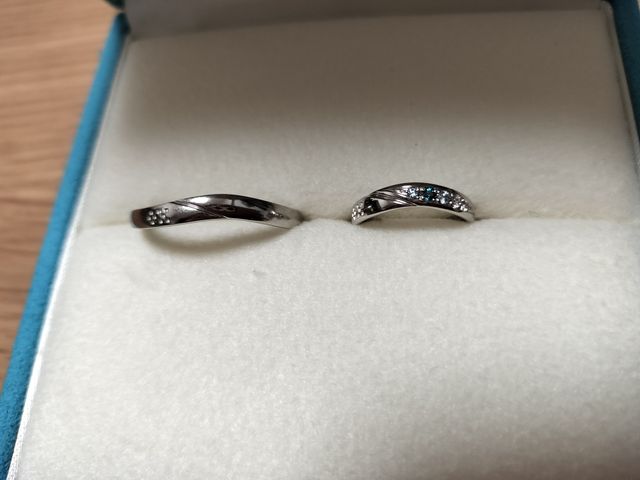 素敵な指輪ができました