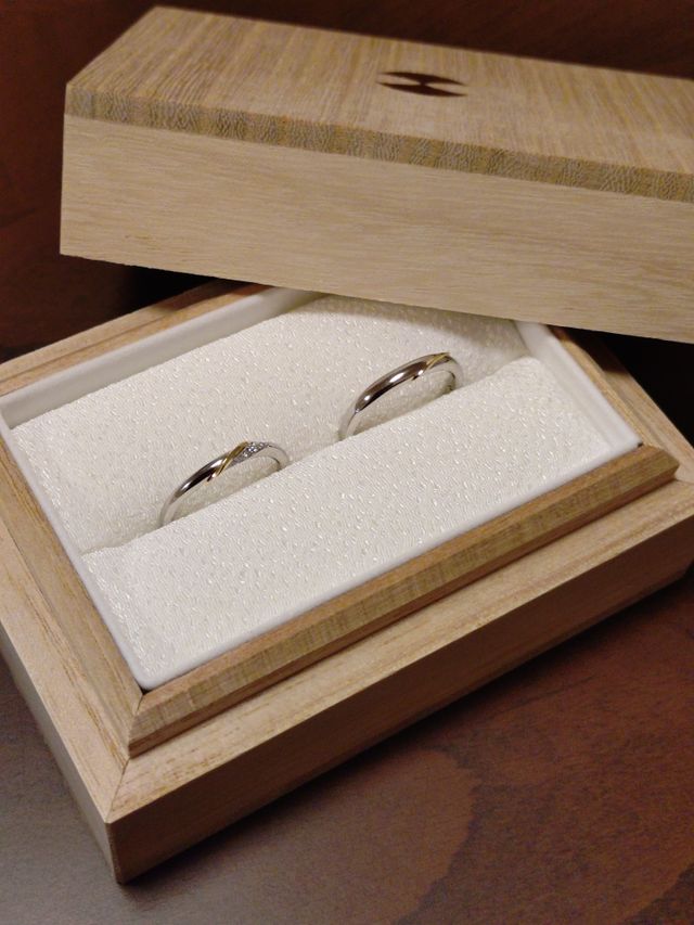 仙酔島をモチーフにした仙という結婚指輪