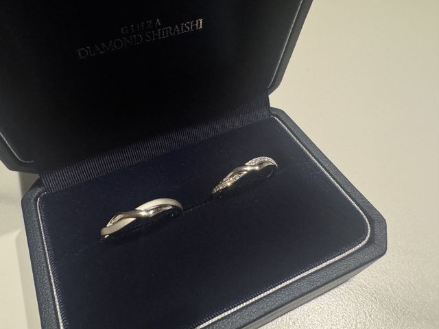 それぞれの指輪の写真