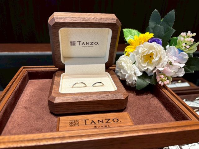 オーダーした指輪完成後に撮らせていただきました。