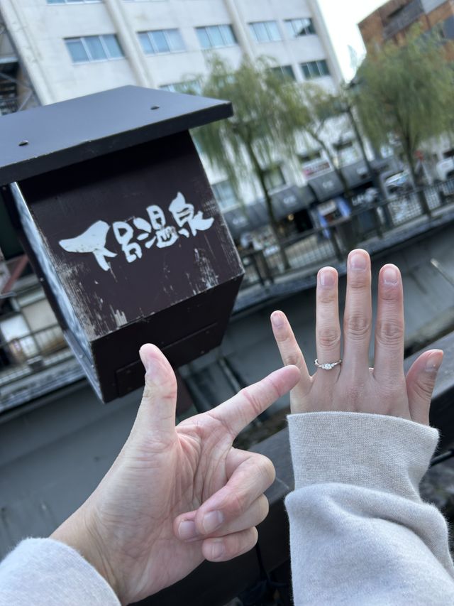 指輪をつけてお出掛け