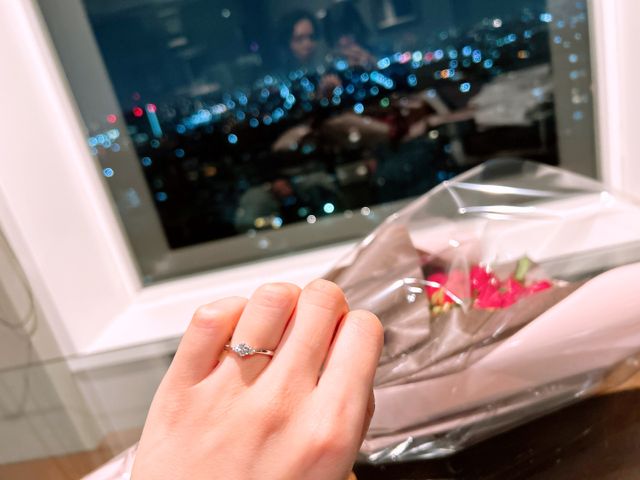 プロポーズ時の写真