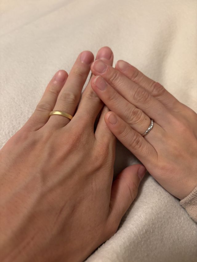 それぞれの好みの指輪を選びました！