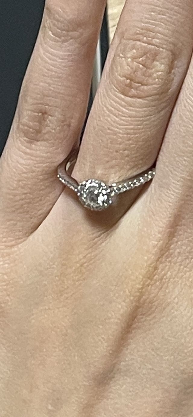 指輪の着用使用感です。