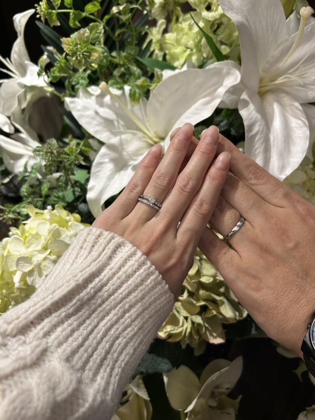 結婚指輪をこちらで購入しました