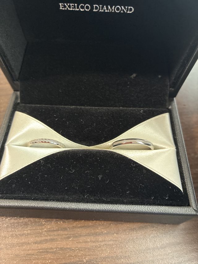 購入した結婚指輪