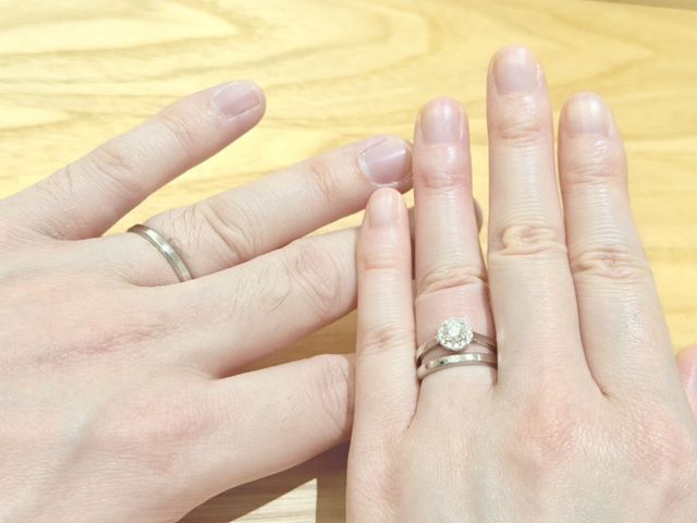 受取時撮影。コンセプト通りに重ね付けしてみました。