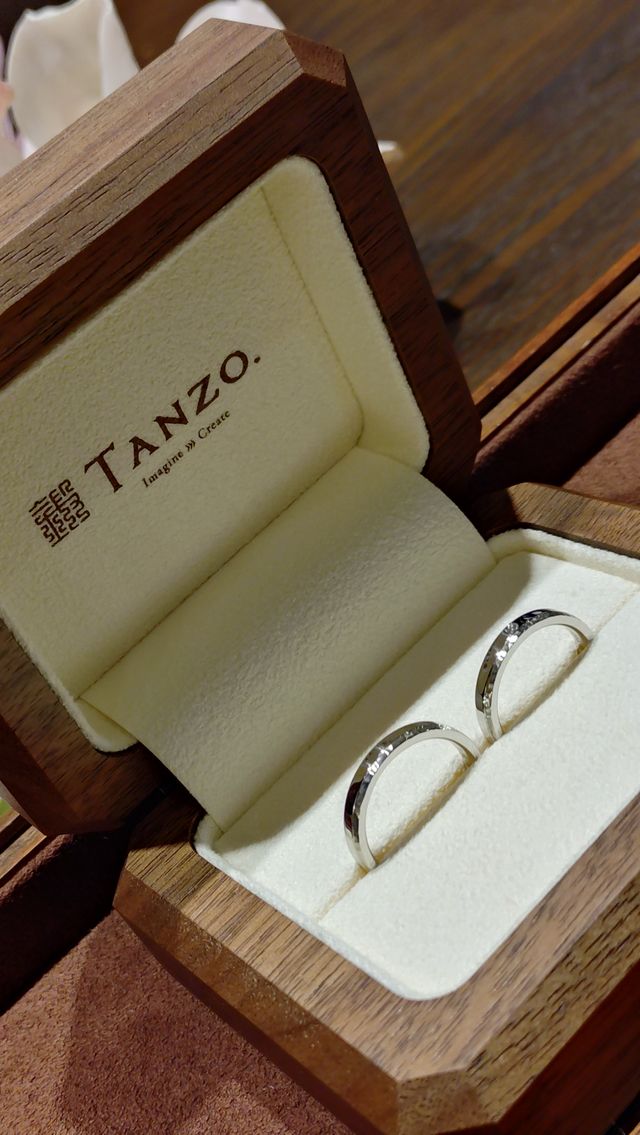 お店で受け取った時に１番映える状態で撮らせてくれました。