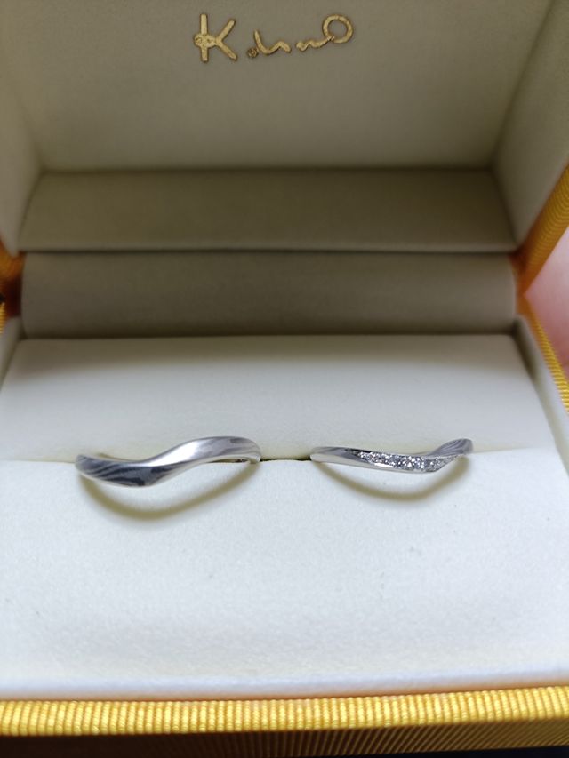 木目金の製品です。