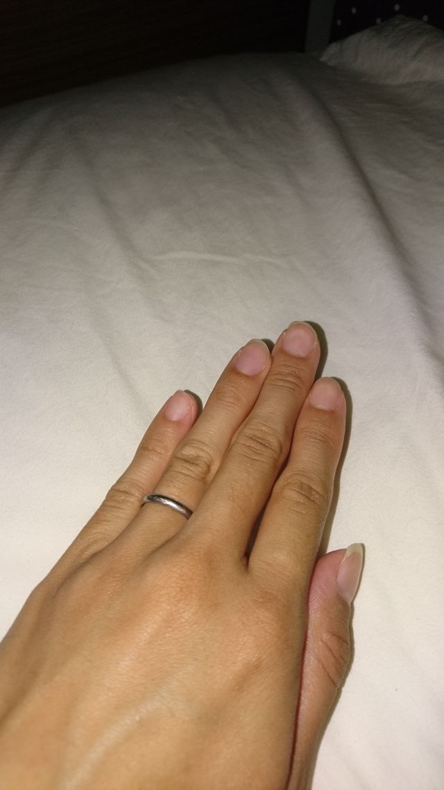 結婚指輪です