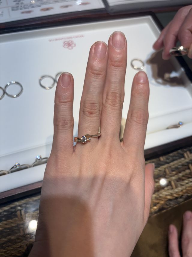 ウェーブの形がとても綺麗でした。