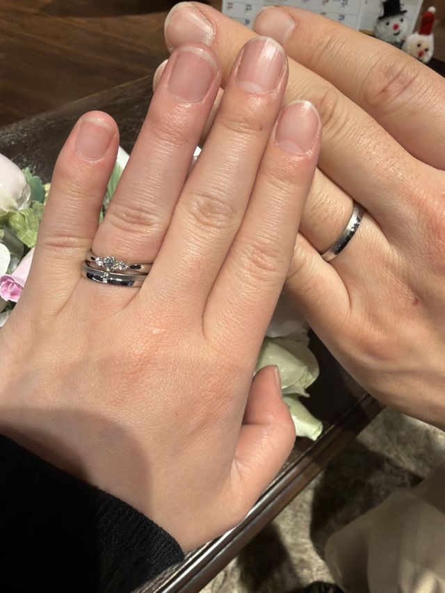 納品時にお花を添えていただいて撮影させてもらいました。