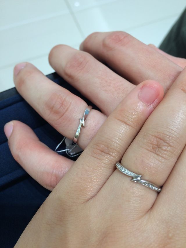 試着した際の写真