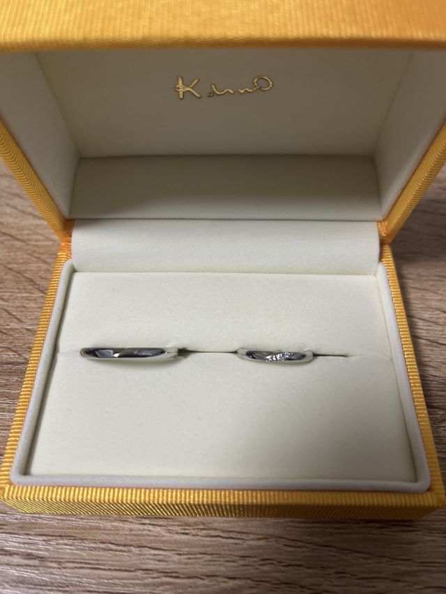 ダイヤもシンプルでお気に入りです。