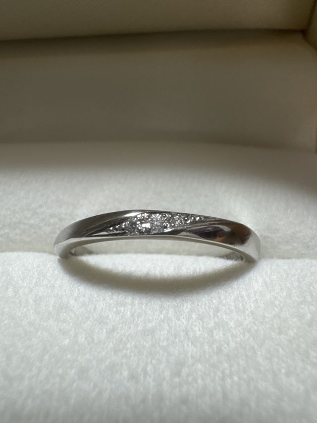 私の結婚指輪です