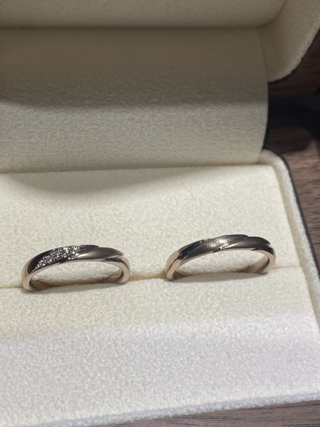 マット加工(お揃い)1つ+各自が好きな加工1つ入れました