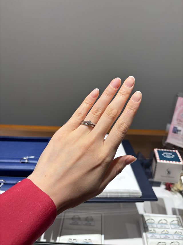 結婚指輪と重ね付け