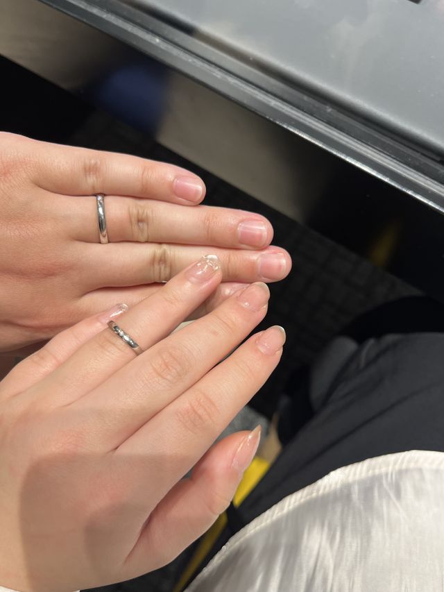 購入時に試着した際の写真です。