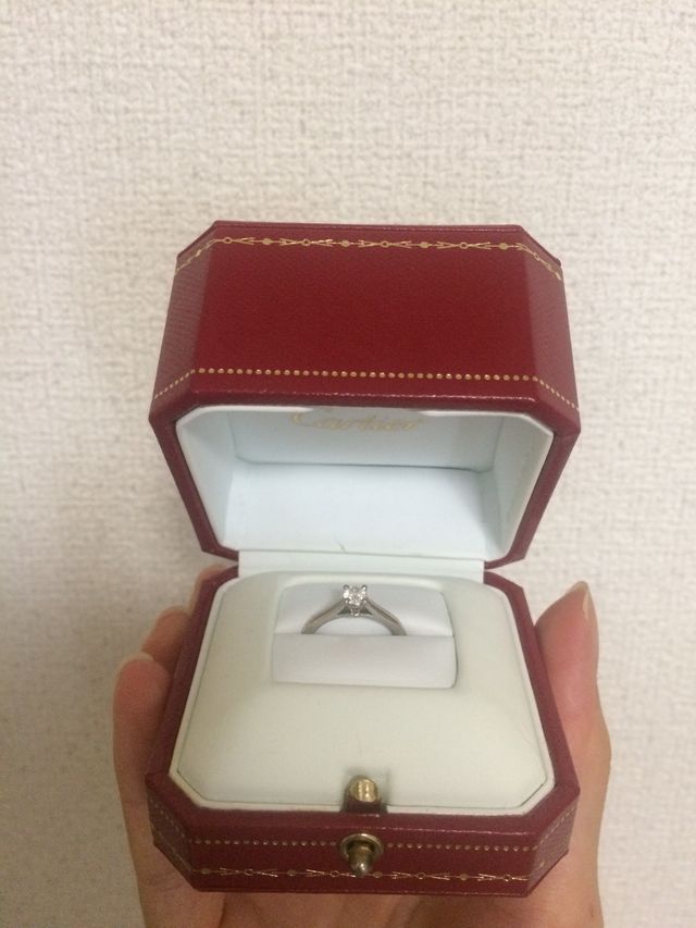 カルティエのソリテールです