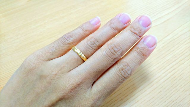 とてもしっくりくる着け心地です。