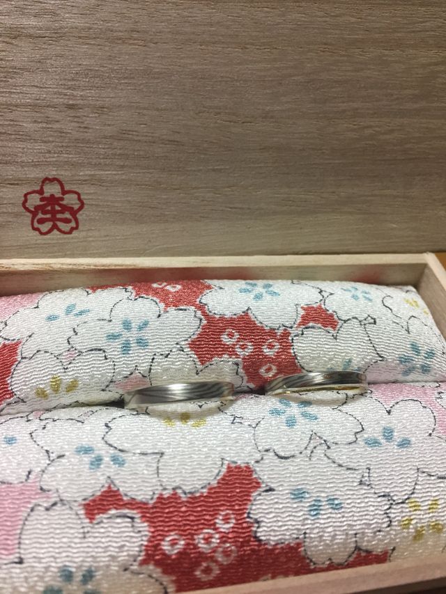 受けとったその場で撮った1枚です。