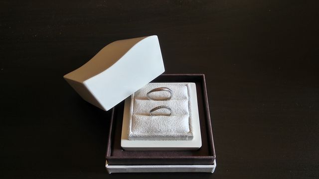 主人と同じデザインのペアリング