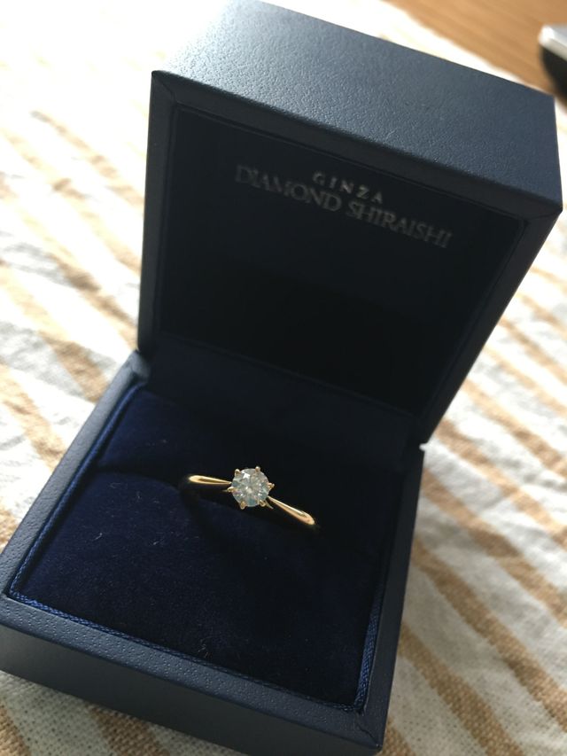 彼から素敵なリングをプレゼントしていただきました。