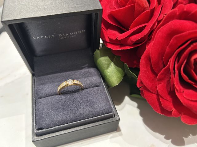 ダイヤモンドの輝きが本当に綺麗です！